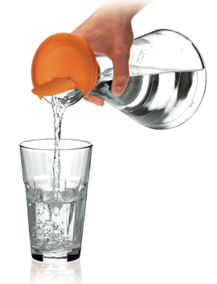 Tescoma karaf Vera glas oranje